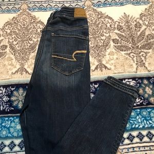 American eagle super high rise jeggings